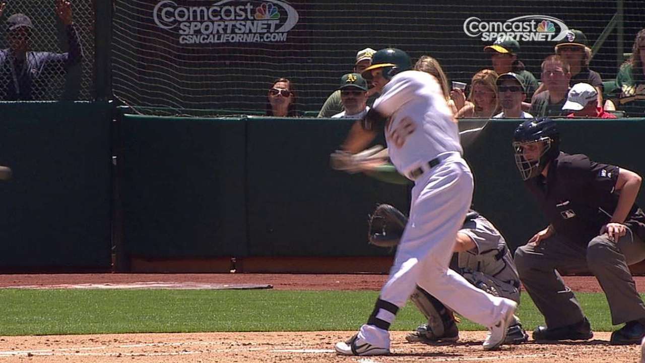 Blanks getting settled with first A's homestand