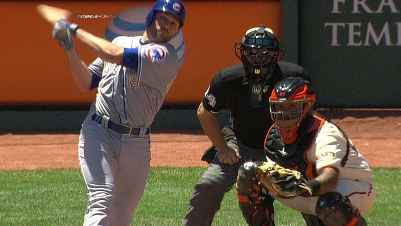 Schierholtz feels he's making progress with bat
