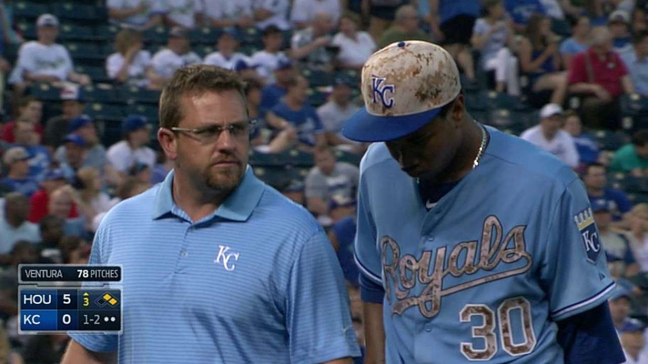 Ventura, Royals pleased with clean MRI results