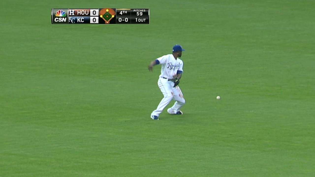 McHugh, Astros borraron la ofensiva de los Reales