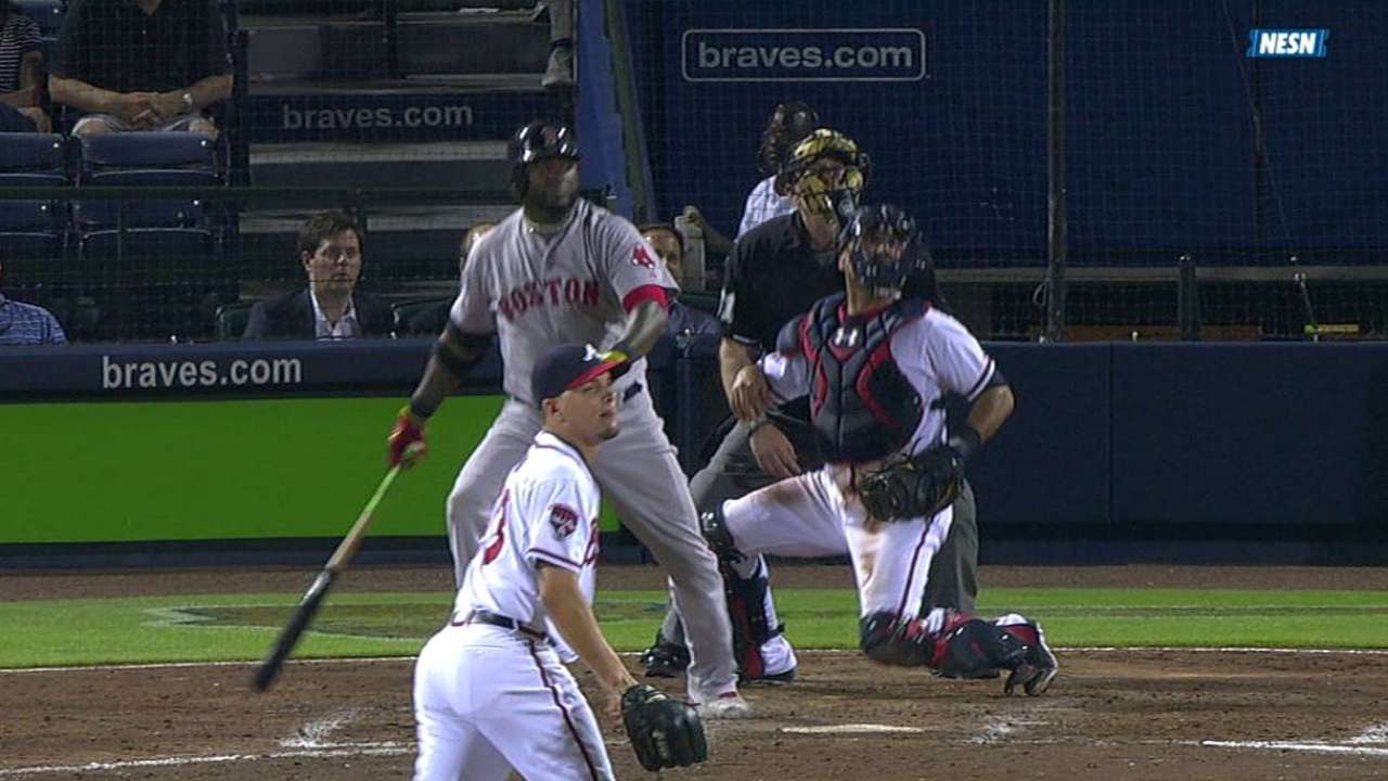 Papi scratched from lineup to rest sore right calf