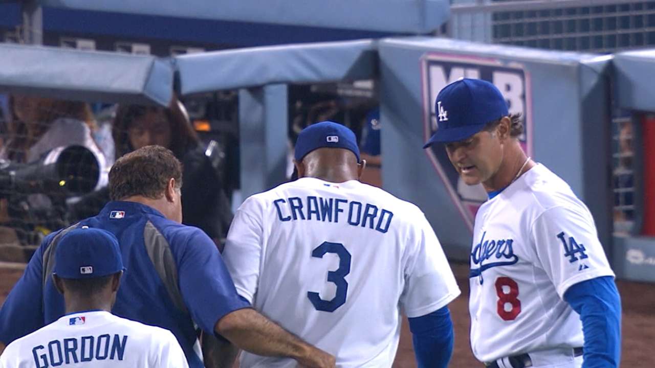 Kemp makes first start in left field since 2006