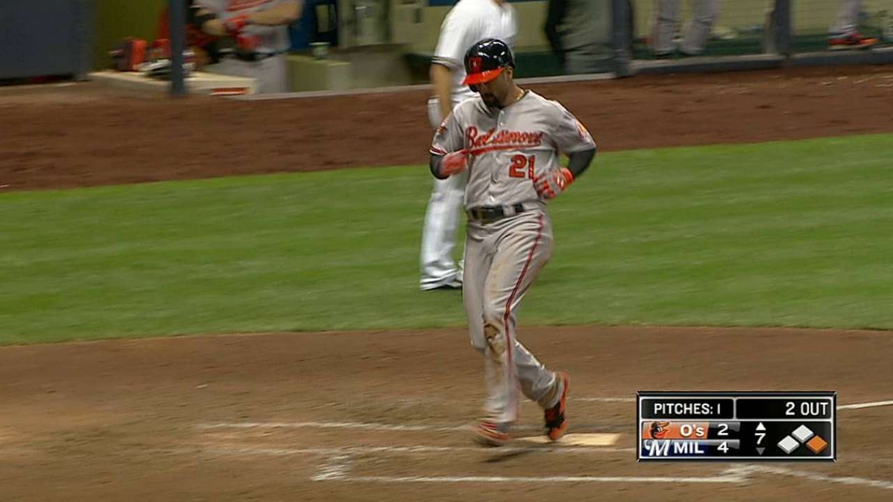 Machado working on timing at the plate