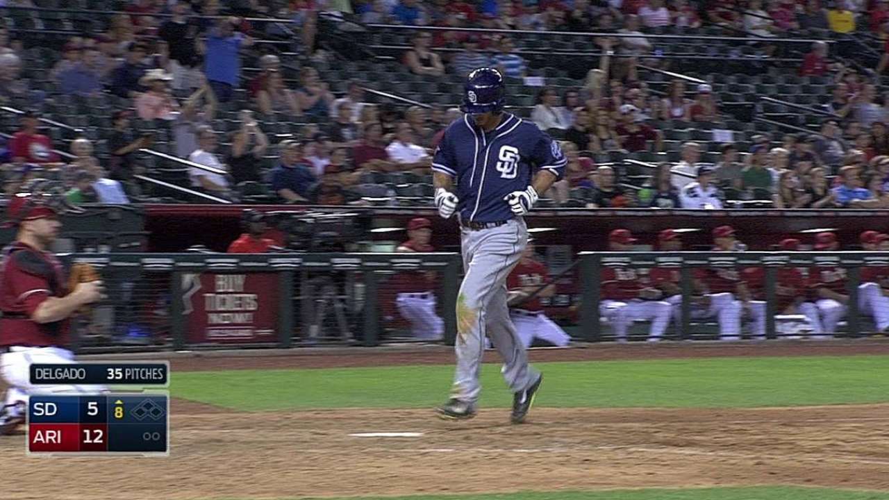 Medica flirts with cycle as Padres drop finale