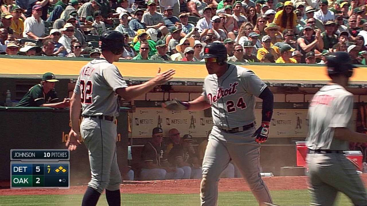 Johnson can't escape home struggles vs. Tigers