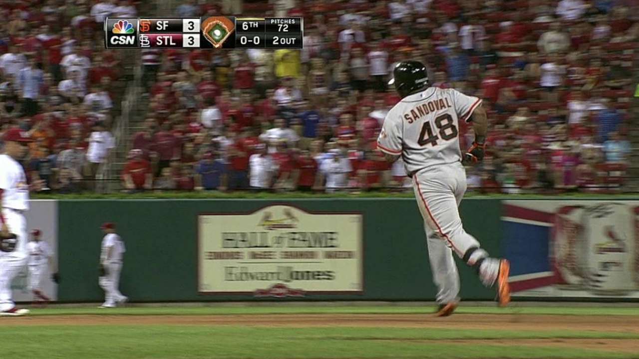 Sandoval da HR y Gigantes le pegan a Cardenales