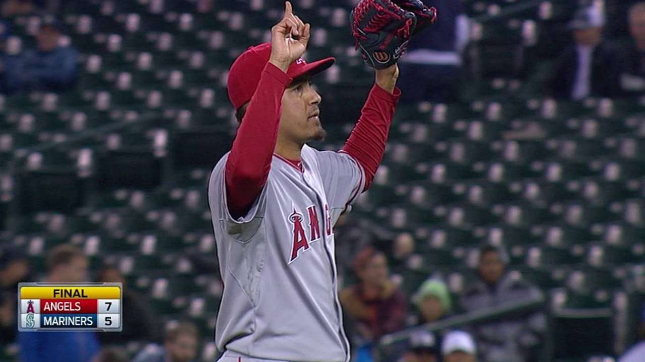 Frieri feeds off ninth-inning pressure