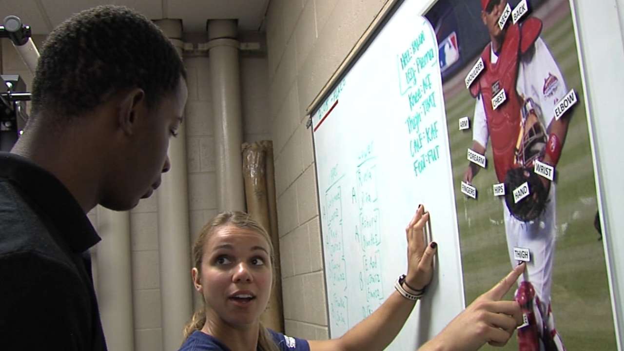 Cards have pioneer in female strength coach Balkovec