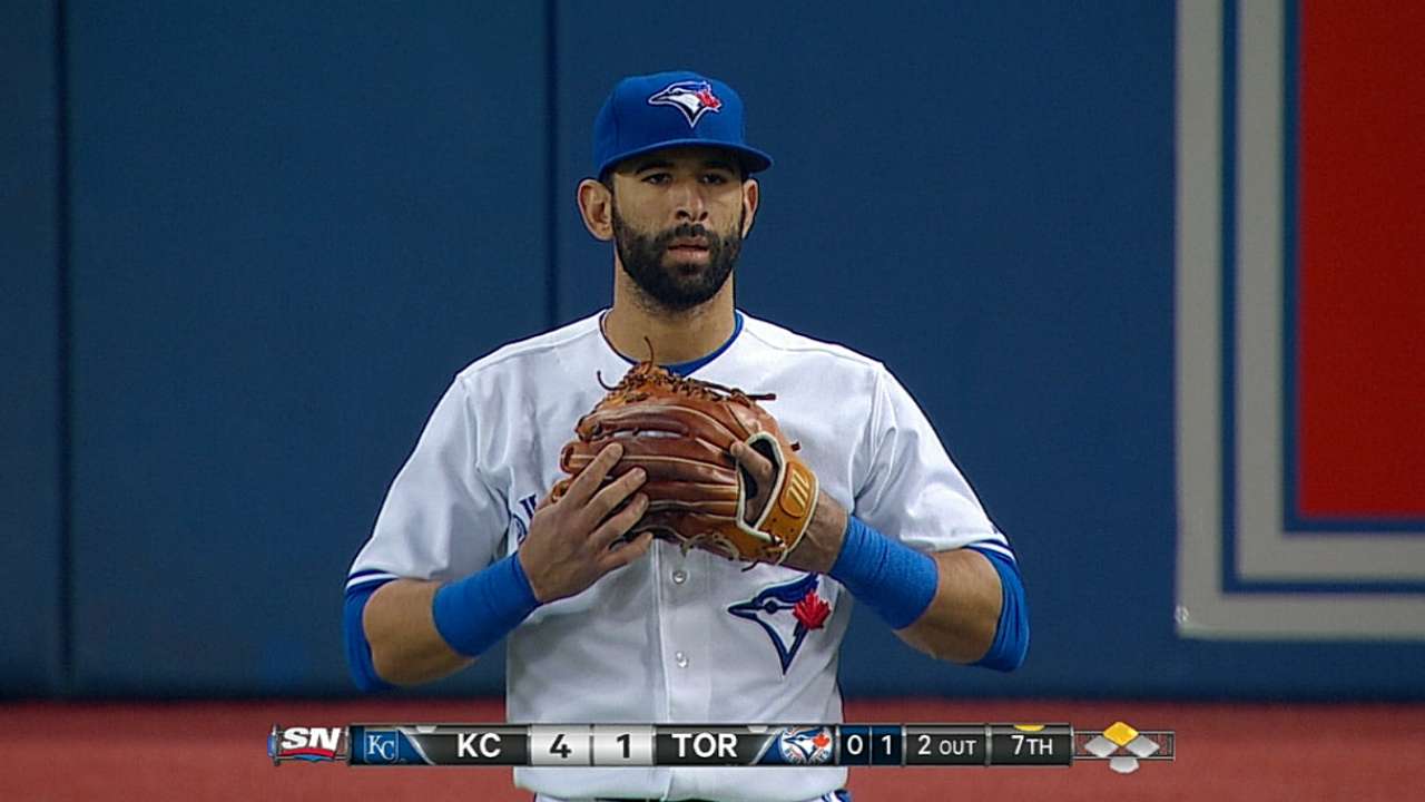 Bautista nabs his second Royal at first base