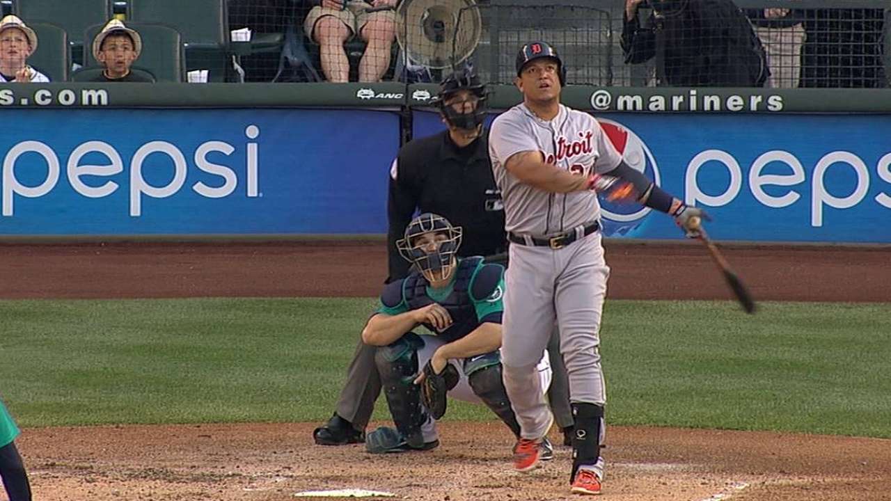 Martínez, Cabrera hicieron ganar a Detroit en Seattle