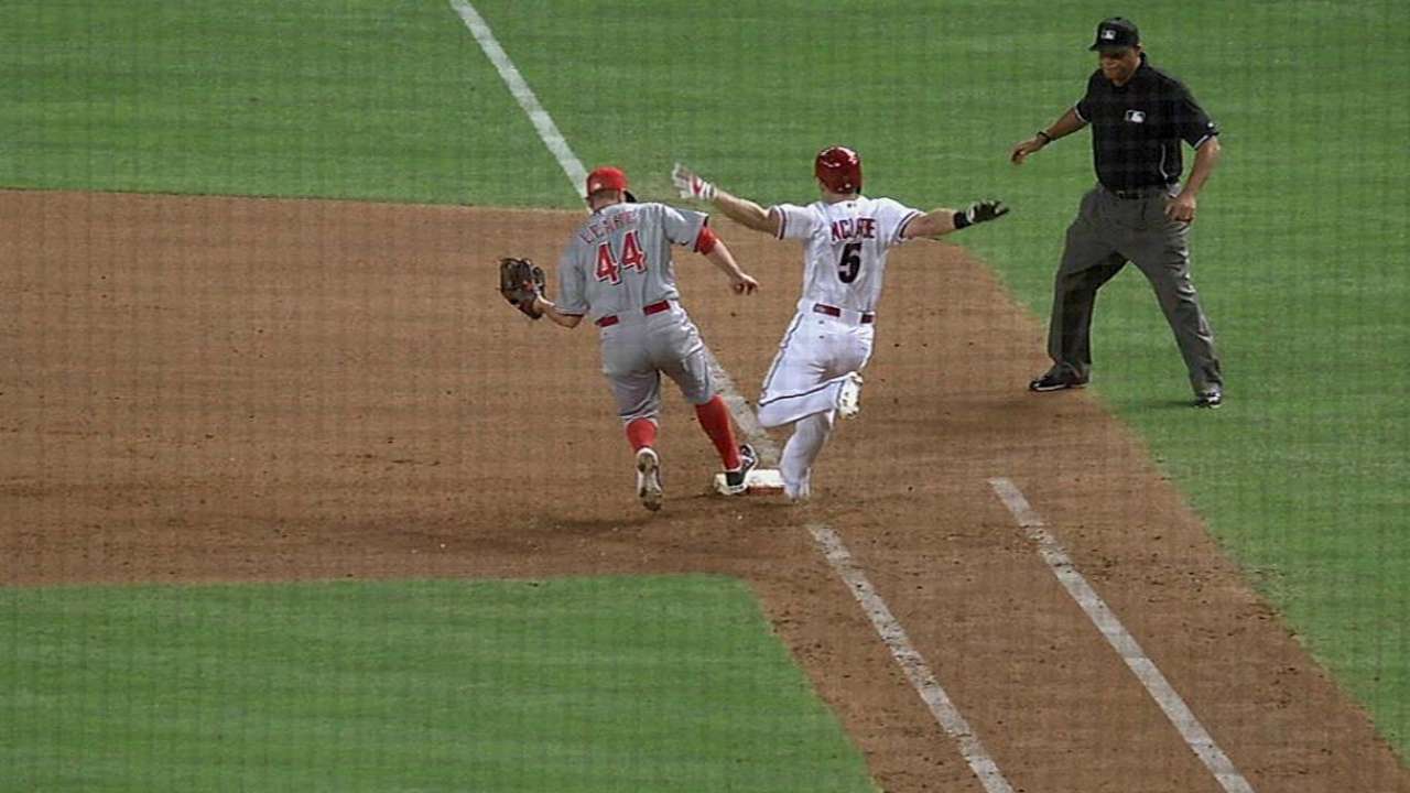 Gibson loses challenge on play at first
