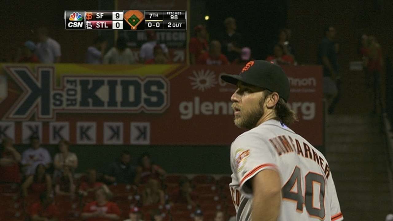 Bumgarner rewarded for undefeated May