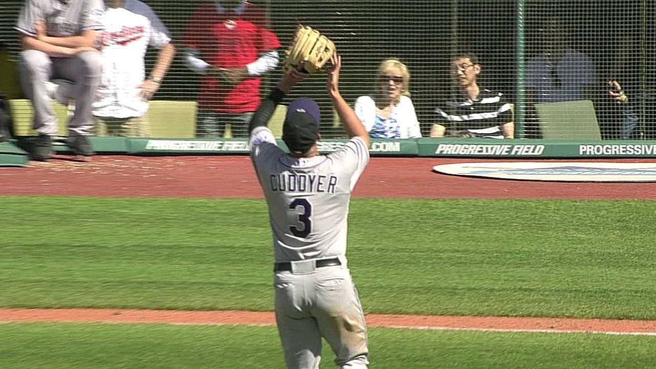Cuddyer gets first start at third since 2010