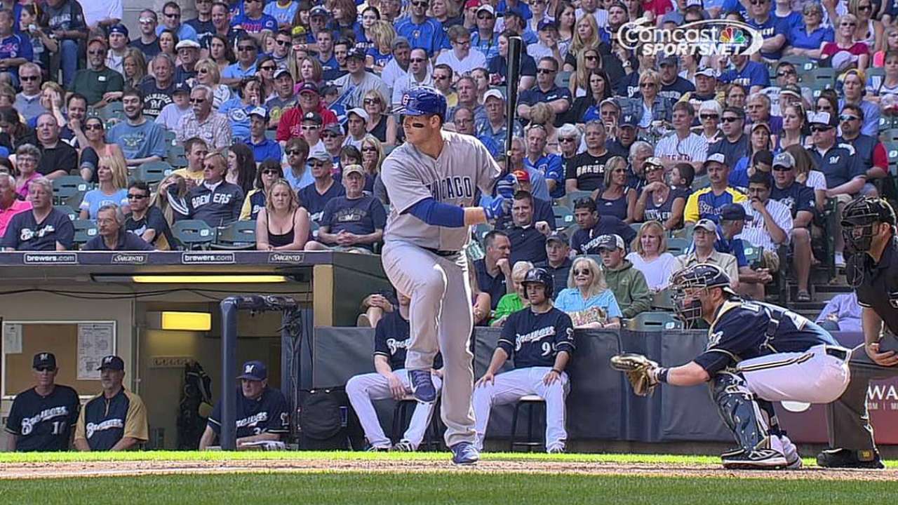 Rizzo y Hammel guiaron a Cubs sobre Cerveceros