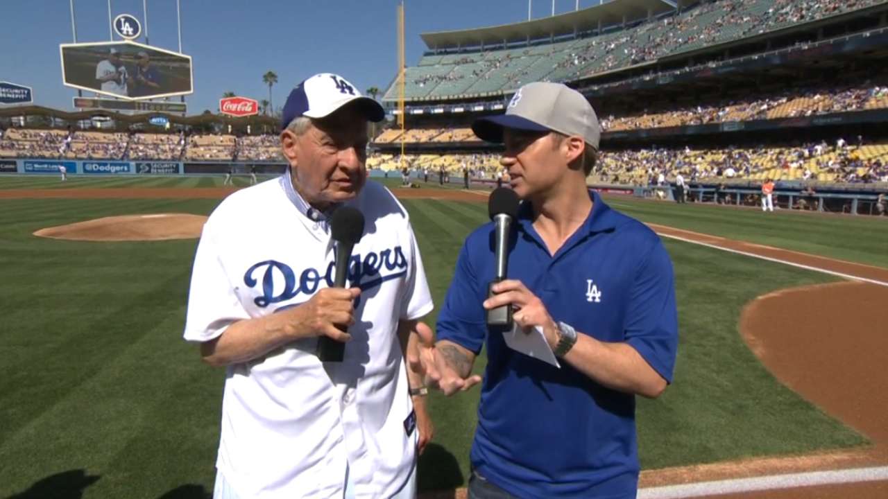 Garry Marshall at Dodger Stadium