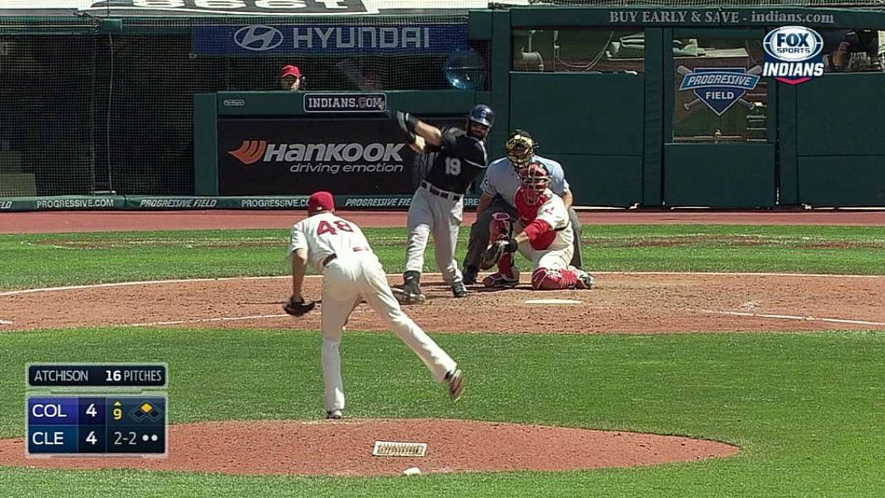 Indians bringing back Atchison in 2015