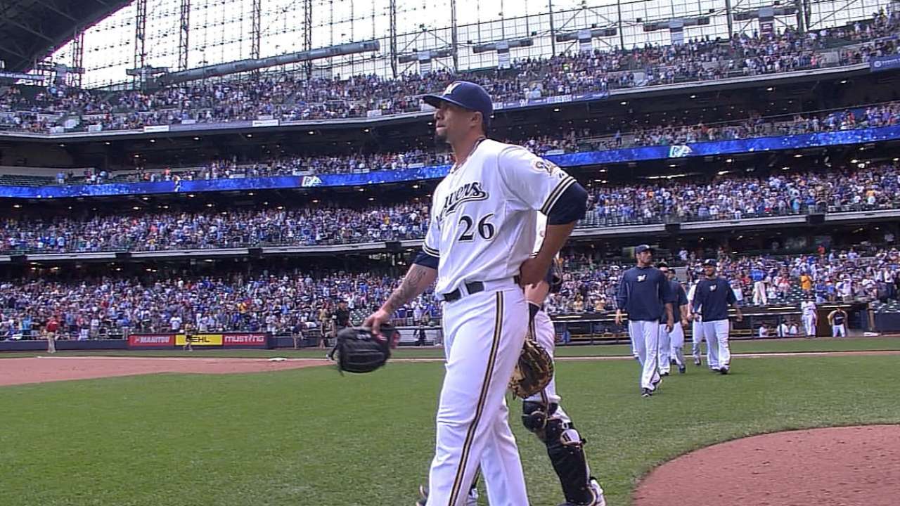 Cerveceros le caen a Samardzija y apalean a Cubs