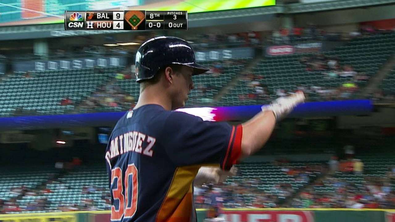 Feldman hit hard as Astros drop finale