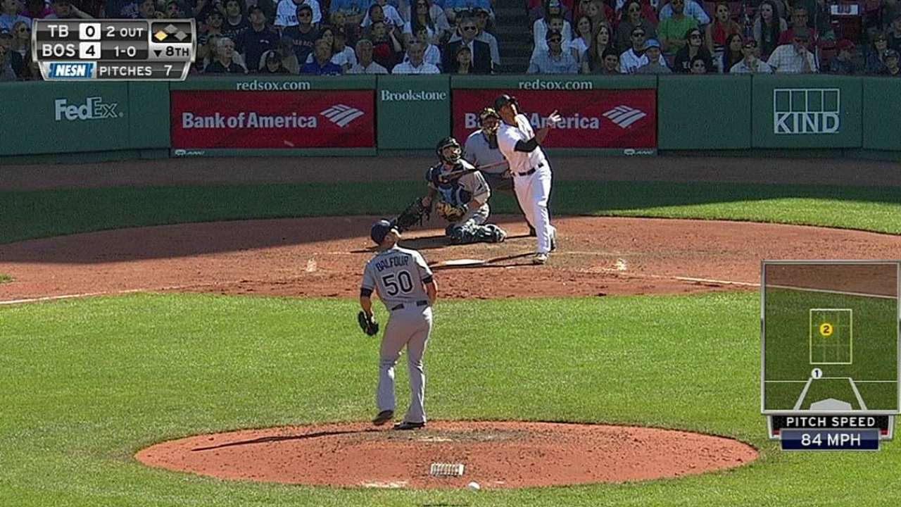 Bogaerts misses out on homer as foul call stands