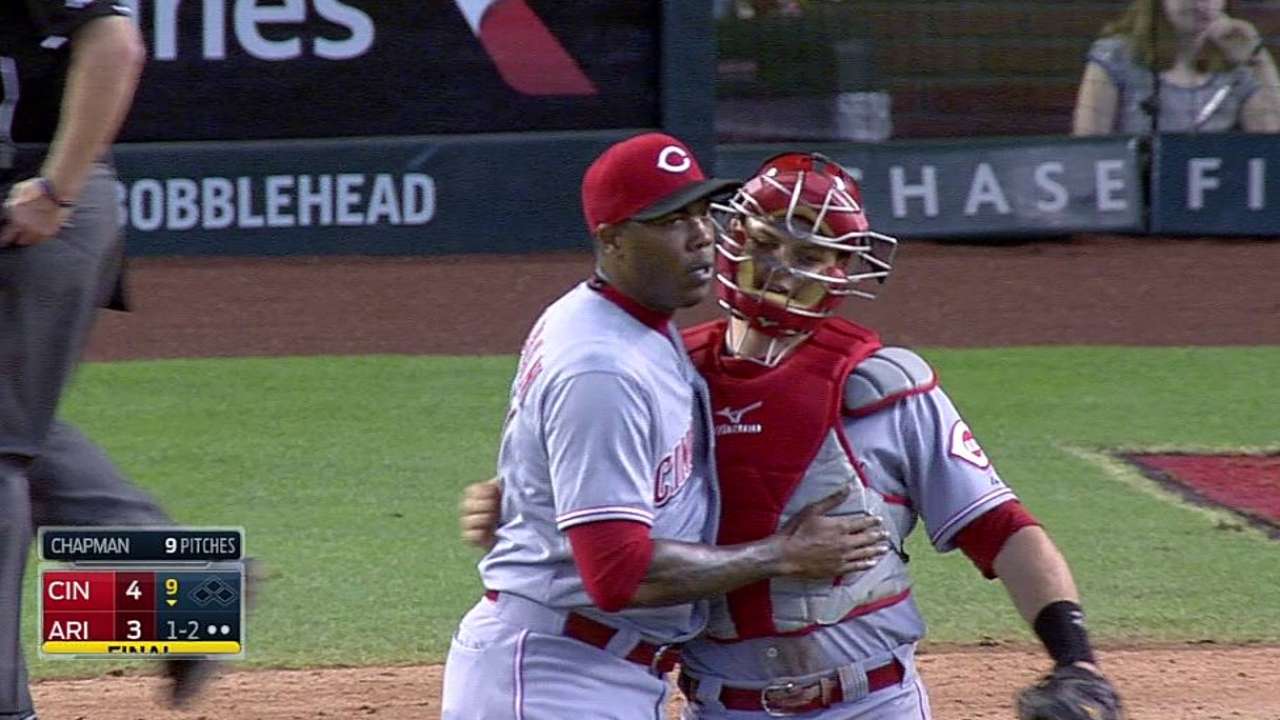 Rojos superaron a D-backs con cuatro jonrones