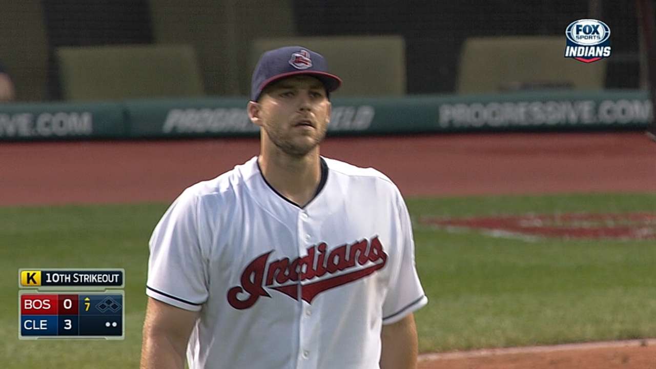 Masterson, Indios lograron frenar a Medias Rojas
