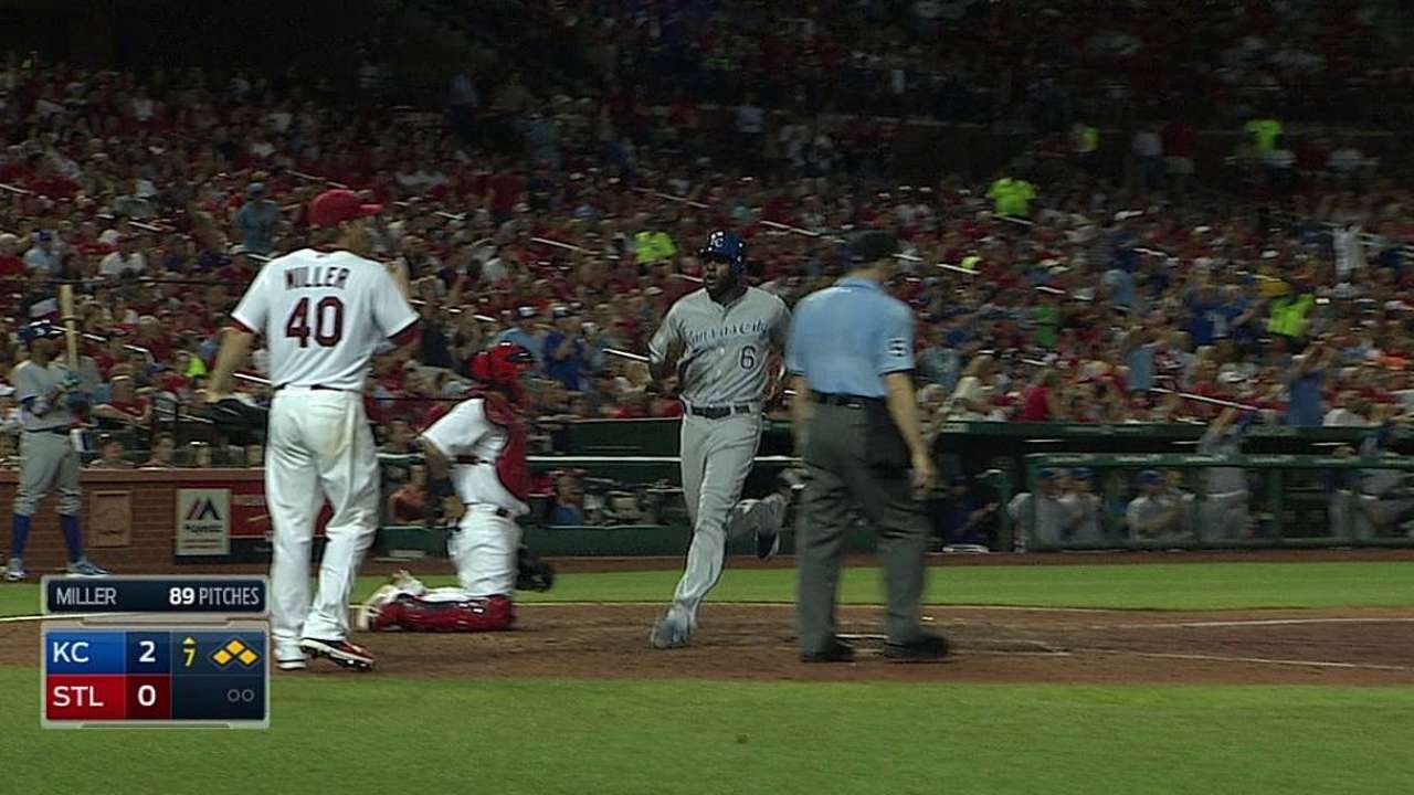 Moustakas' attitude improved since returning to bigs