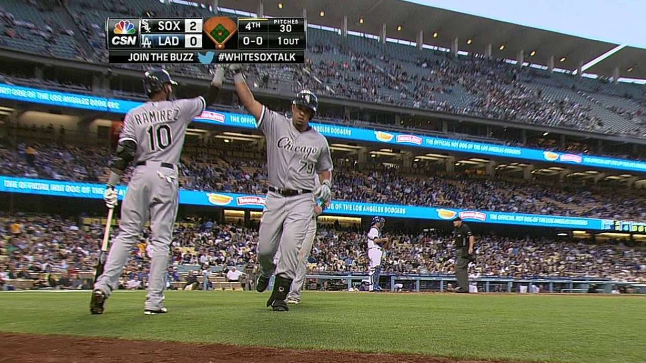 Abreu, Puig reunite as opponents in Los Angeles