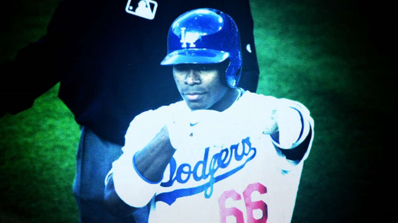 Sensational Puig earns NL Player of Month Award