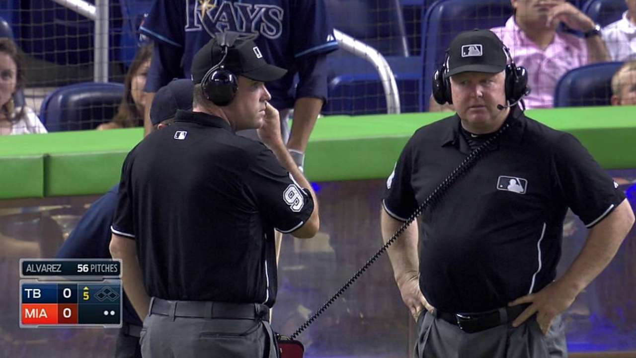 Rays challenge at Escobar's request, but call stands