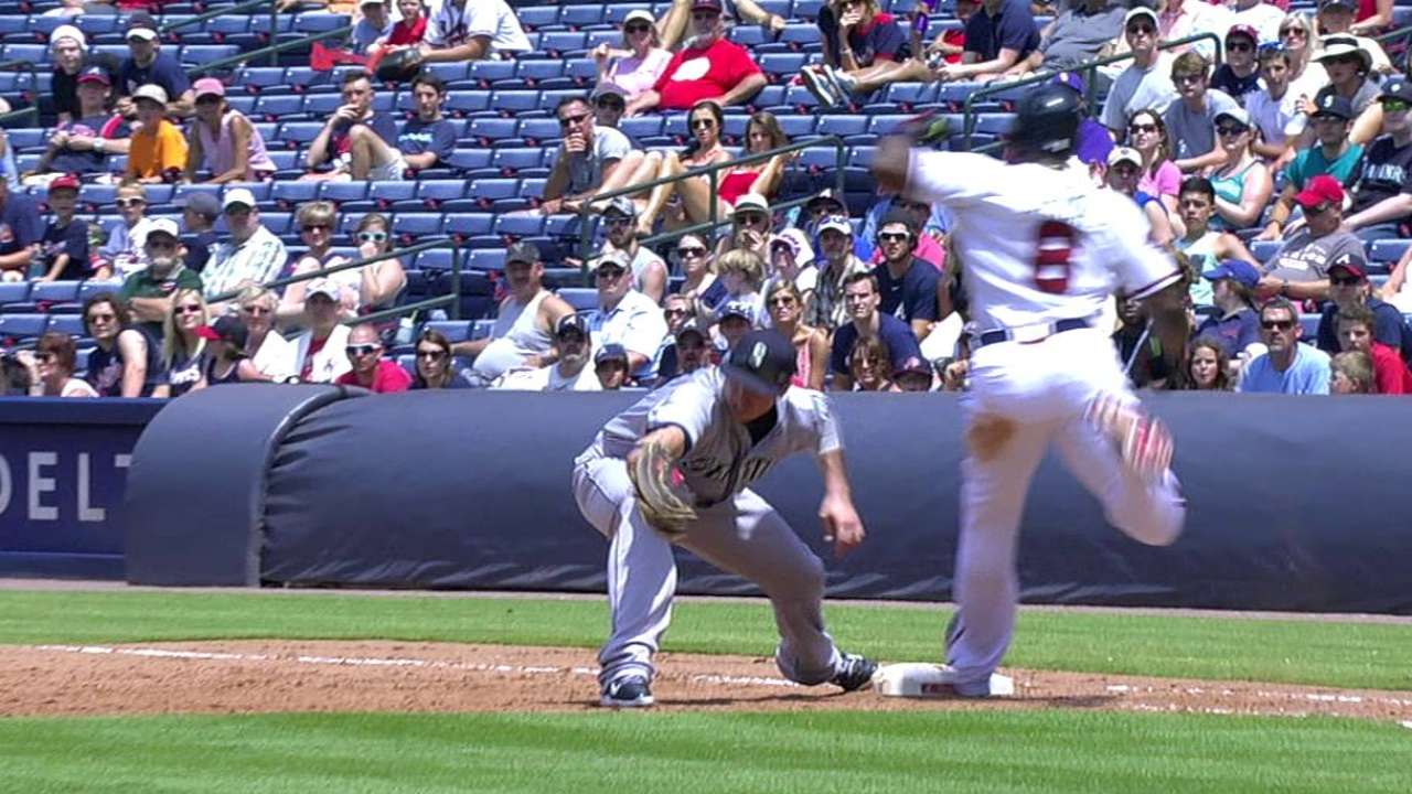 Fredi loses challenge on close play at first