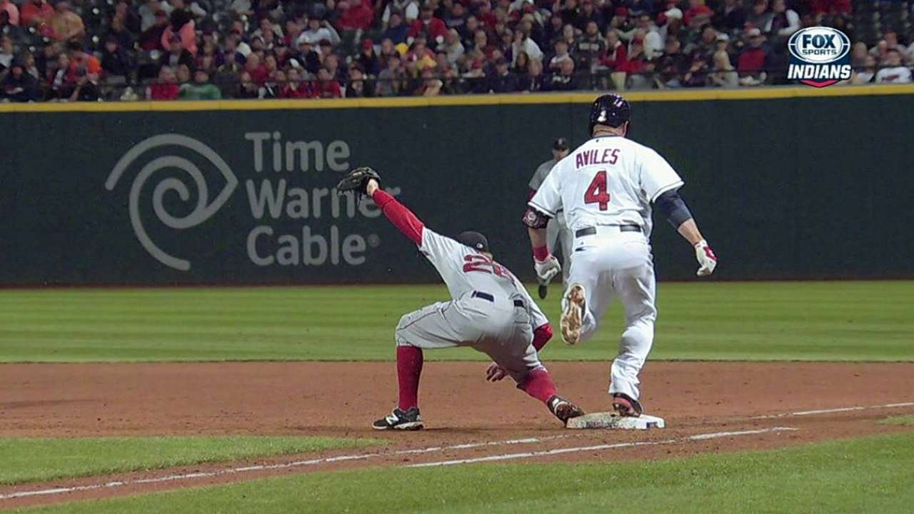 Red Sox get safe call overturned at first base