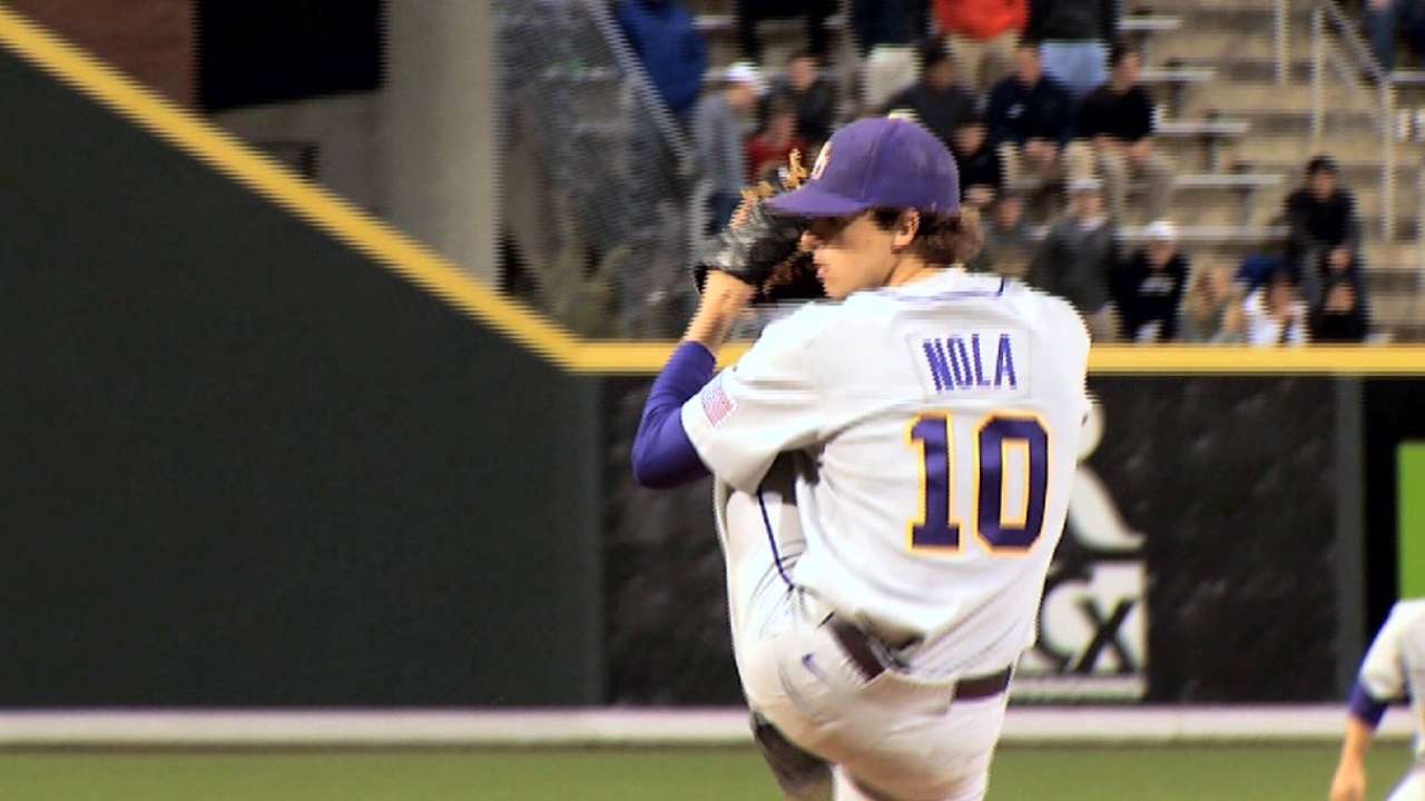 Nola, Phils' top pick, poised for pro debut