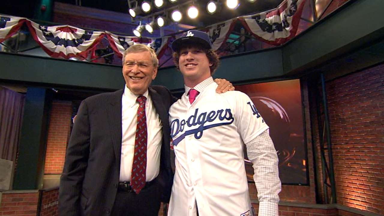 Holmes honored to be taken by Dodgers in Round 1