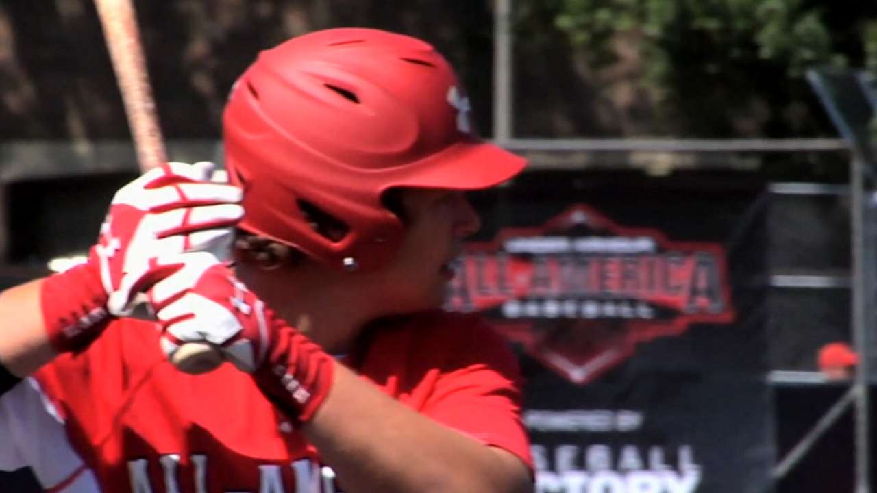 Right-handed-hitting Vallot made strong impression