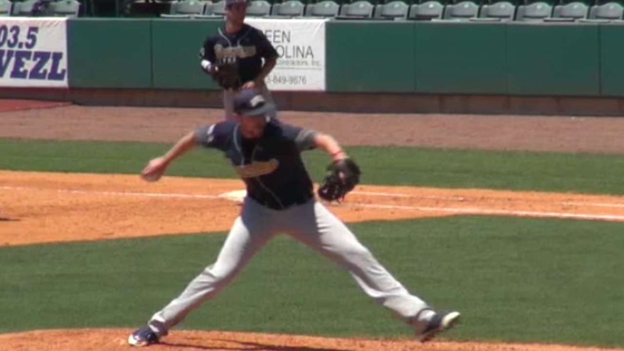 Big right-hander Povse goes to Braves in third round