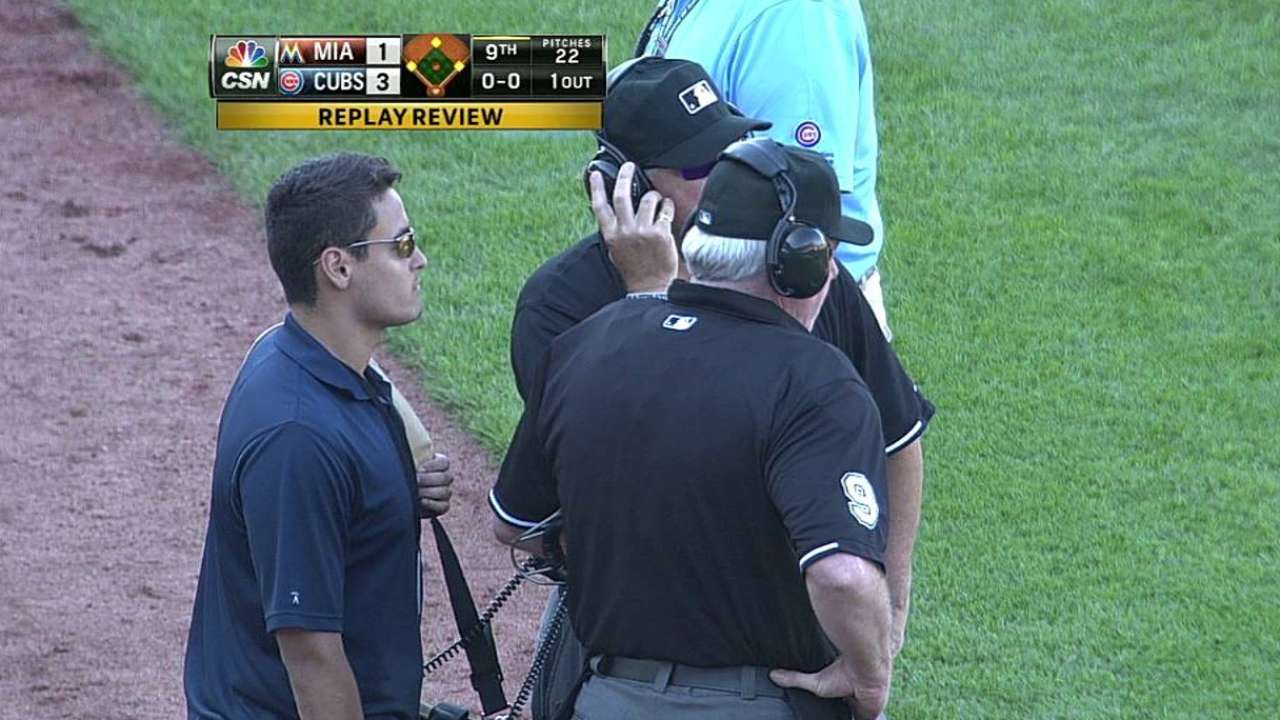 Cubs, Marlins exchange successful challenges