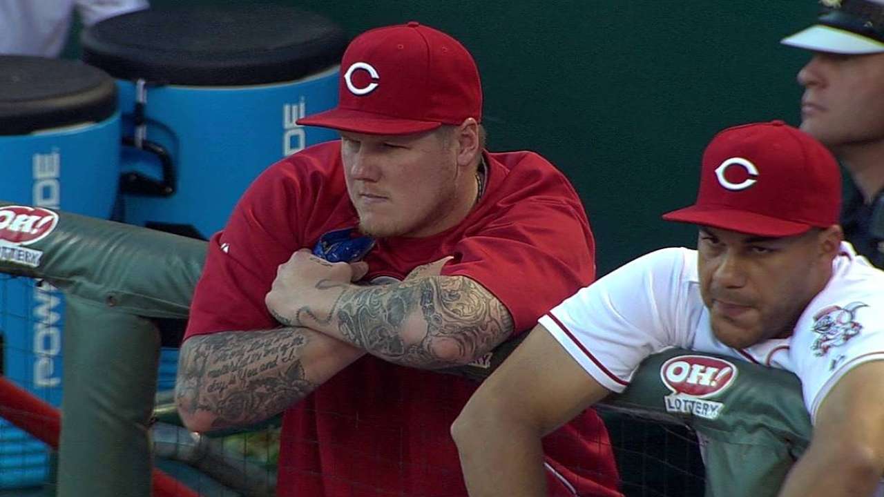Latos eyeing season debut vs. Brewers