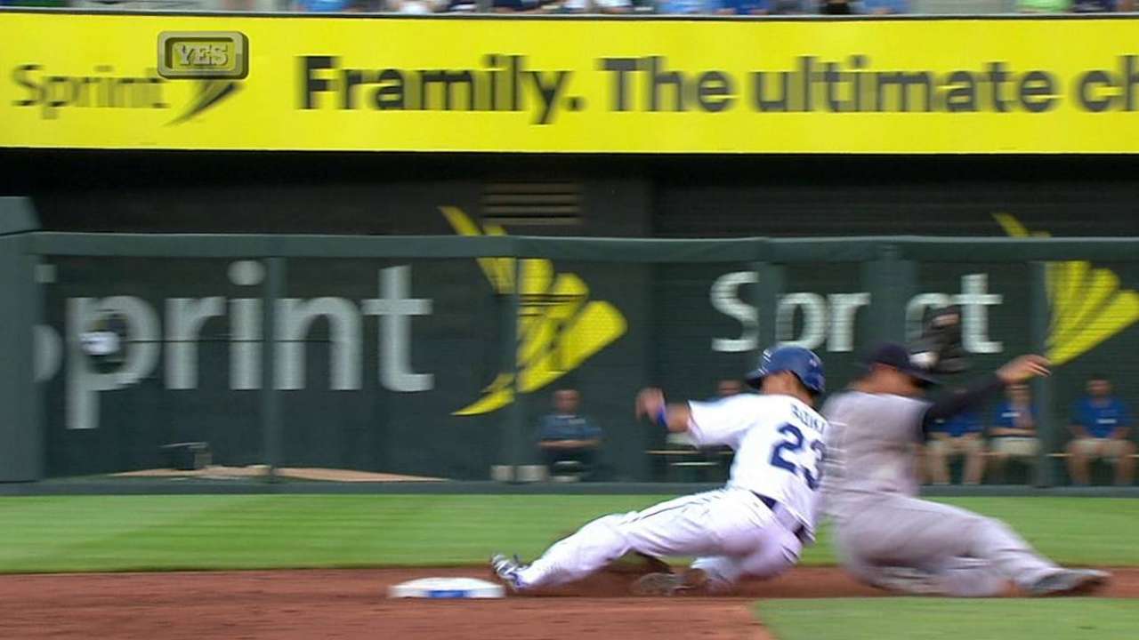 Yanks win challenge on overturned steal call