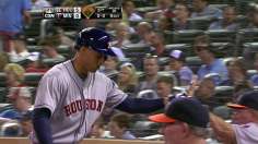 Astros belt three homers, hold on to edge Twins