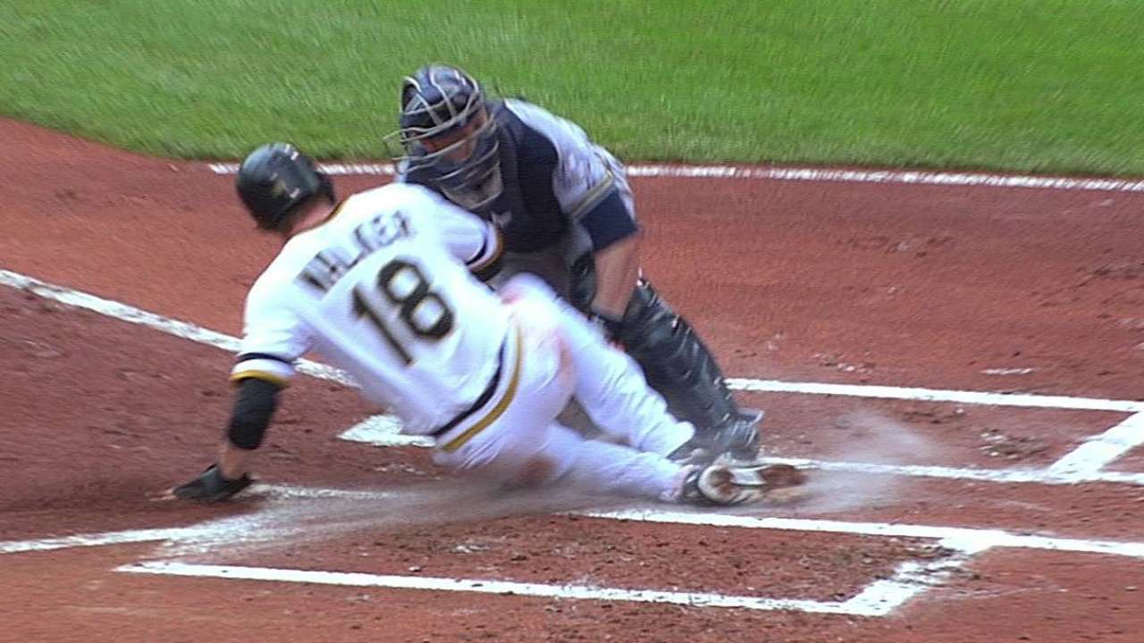 Pirates split challenges in tight loss to Brewers