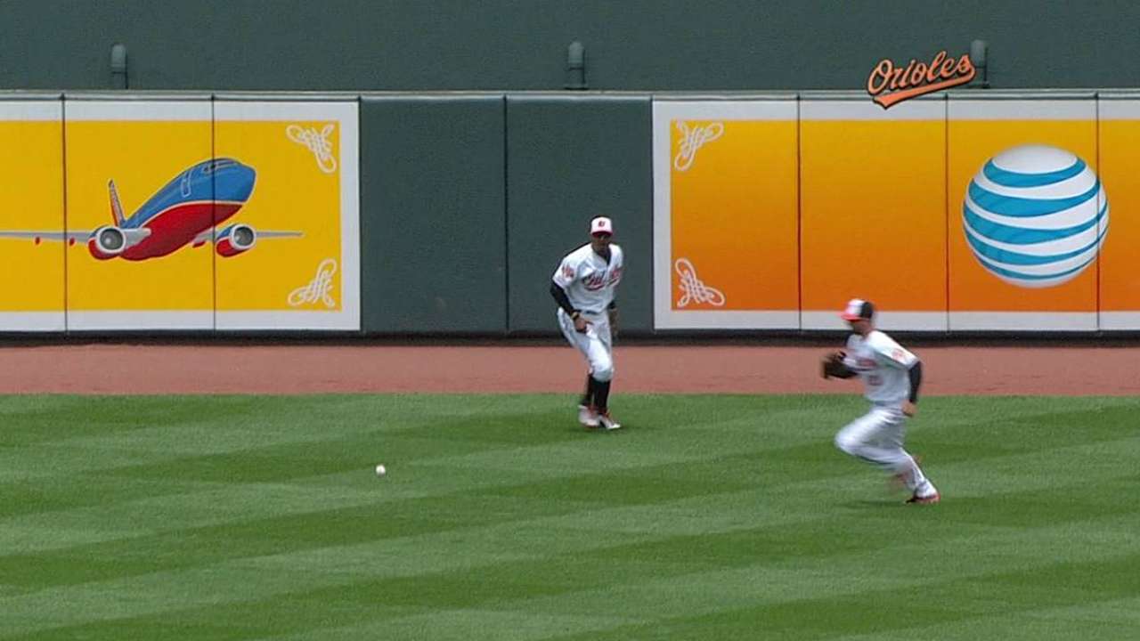Umpires overturn home run call on A's Jaso