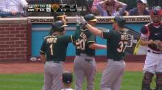Moss' slam backs Kazmir in rout of Orioles