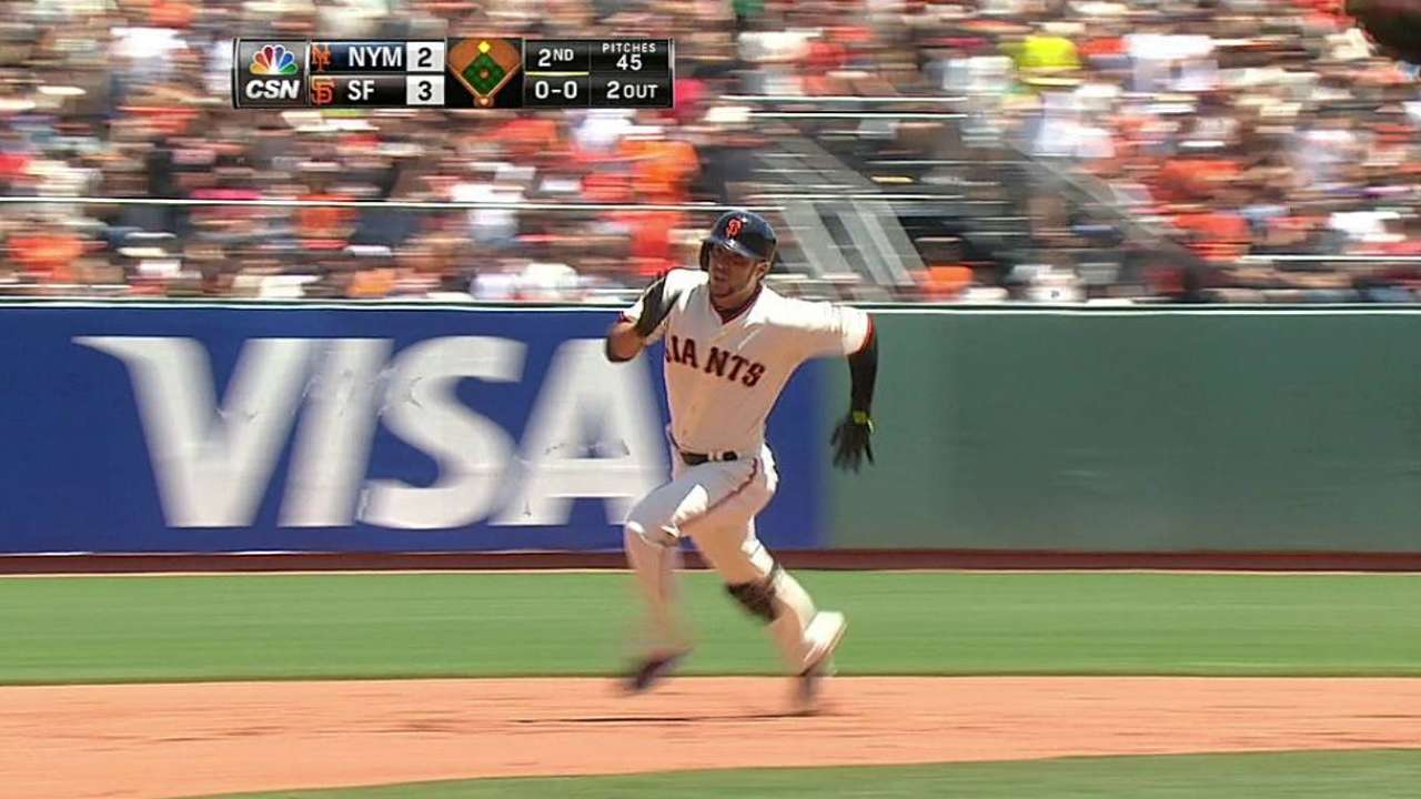 Gigantes siguen encendidos con barrida sobre Mets