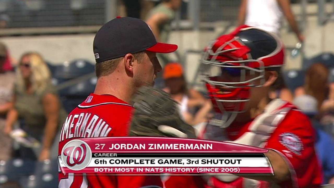 Washington supera a S.D. con joya de Zimmermann