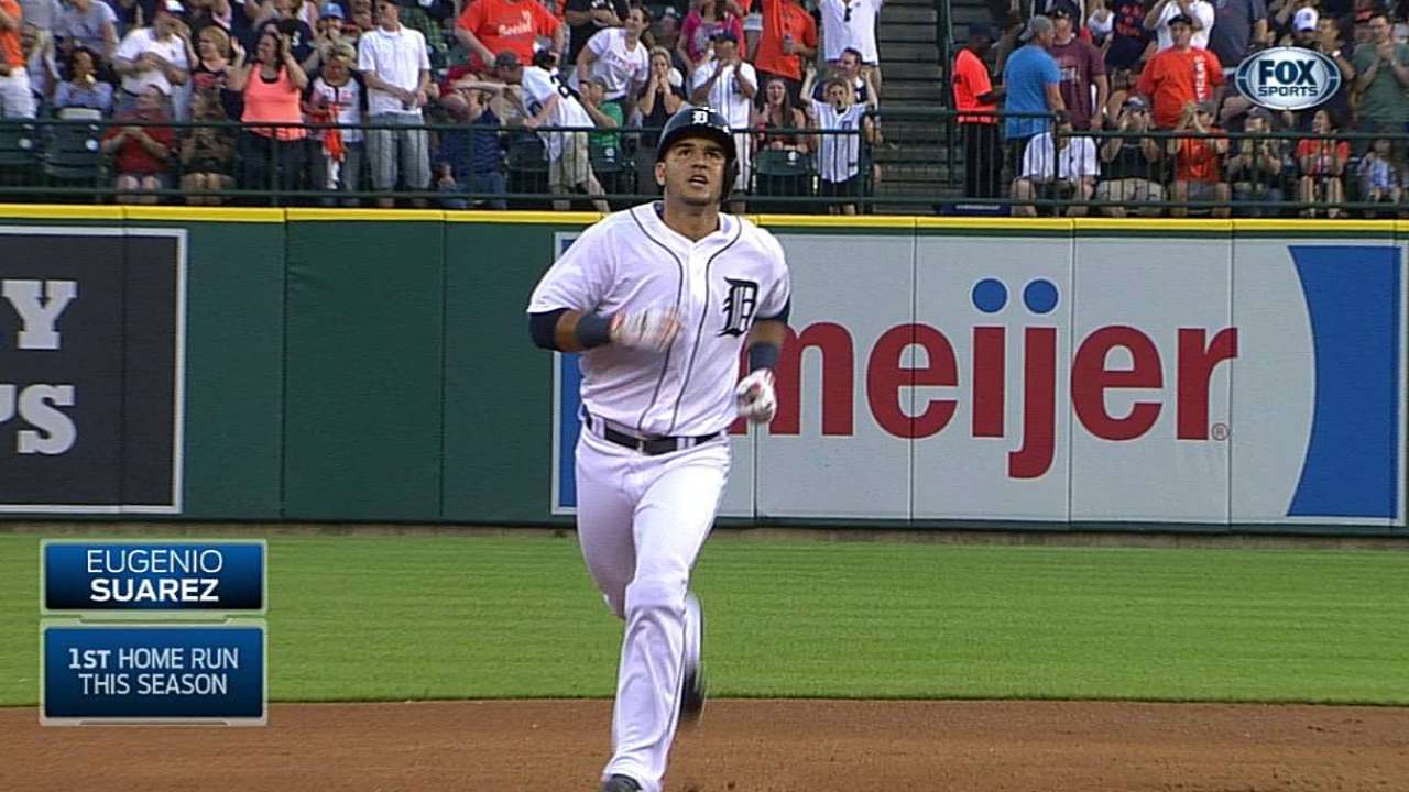 Rookie shortstop Suarez says he's ready to help Tigers