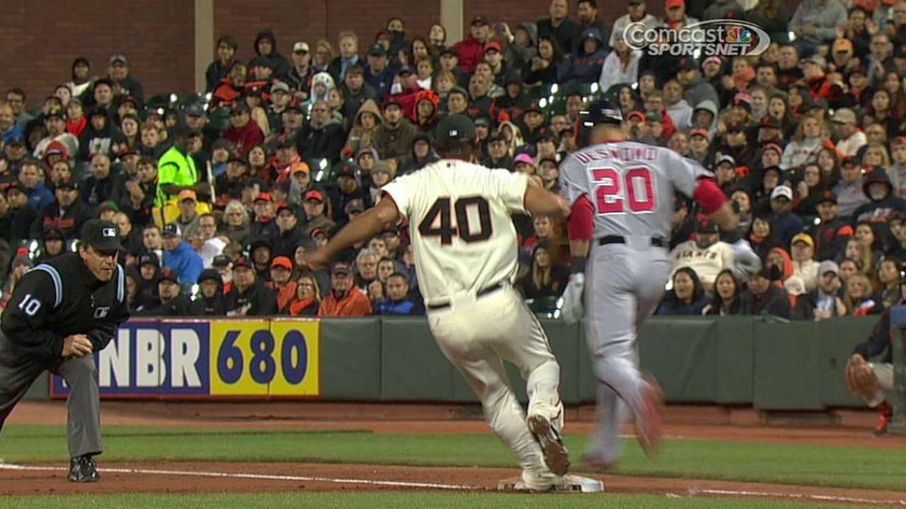 Two safe-call reviews don't go Nationals' way