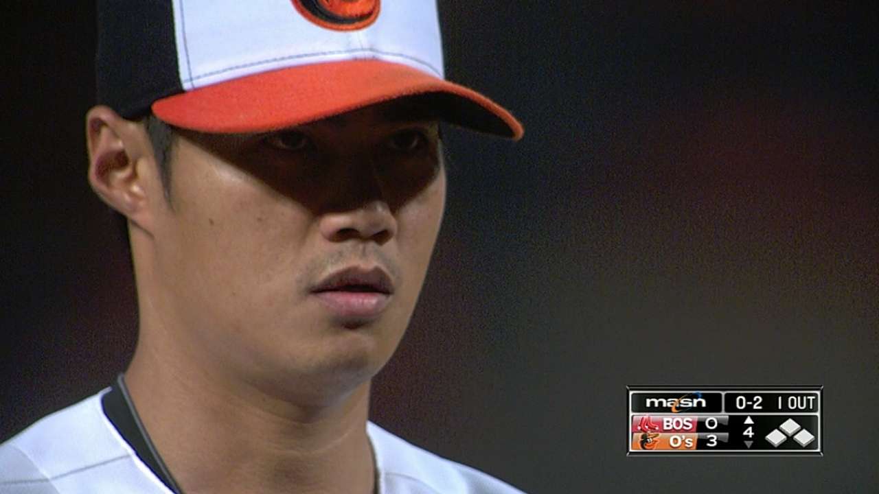 Chen controló a Medias Rojas y Orioles blanquearon