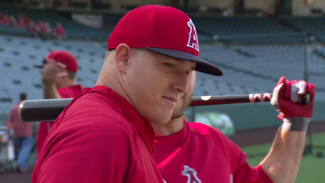 Trout's results are big, because his swing isn't