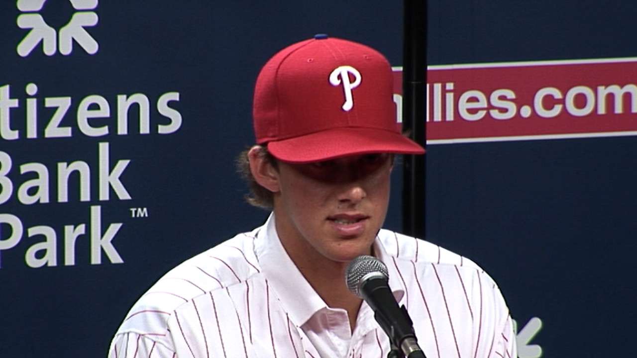 Phillies sign first-round pick Nola