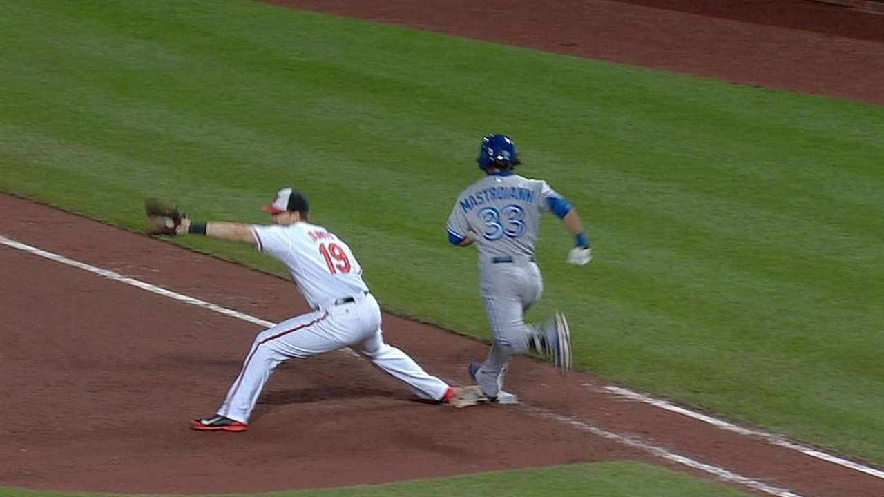 Gibbons challenges play that seals loss to O's